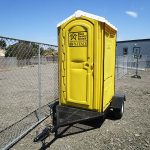 Towable Construction Portable Toilet Rental