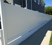 Vinyl Fencing Materials near Rosario Ave, Atascadero CA from Fence Factory Rentals.