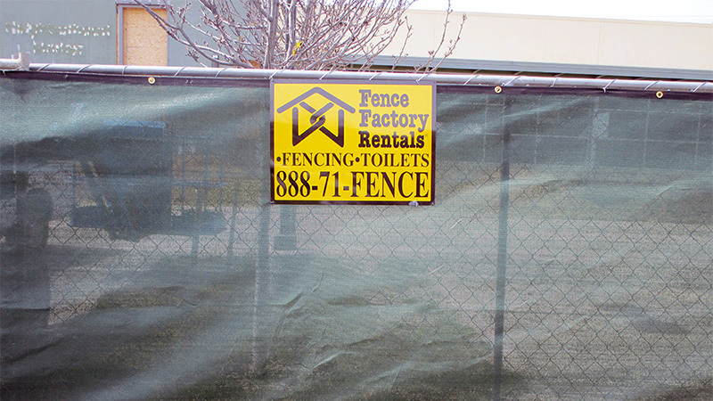 Fence Factory Rentals supplies the best temp fences for Cal-Gisler home development jobs.